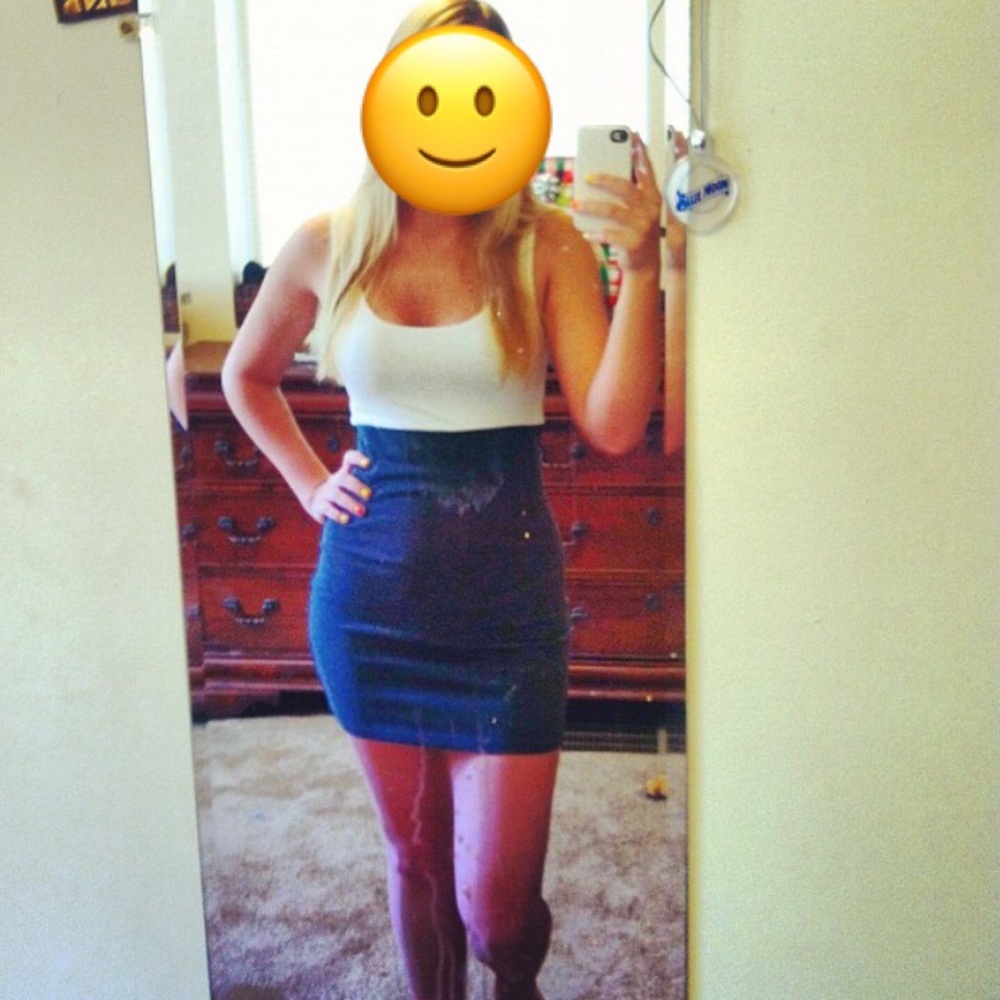 Color block Tank Dress